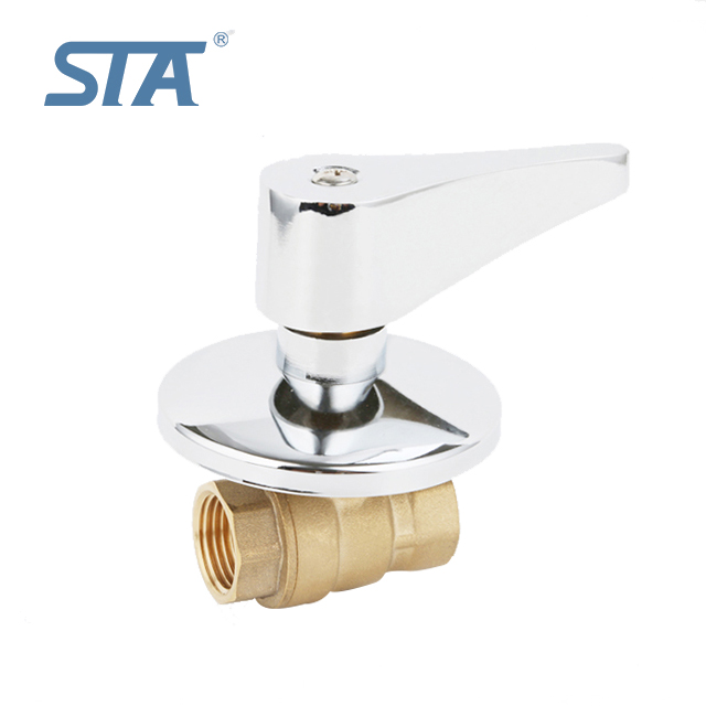 STA.1068 new products 1/2"—3/4" Inch ball valves for water HPB57-3/CW617N BSP threaded brass forged ball valve