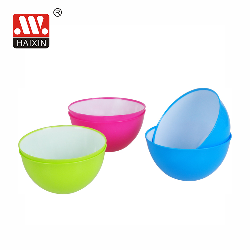 Haixin plastic salad bowl bpa free item#10496 plastic salad bowl 0.7L