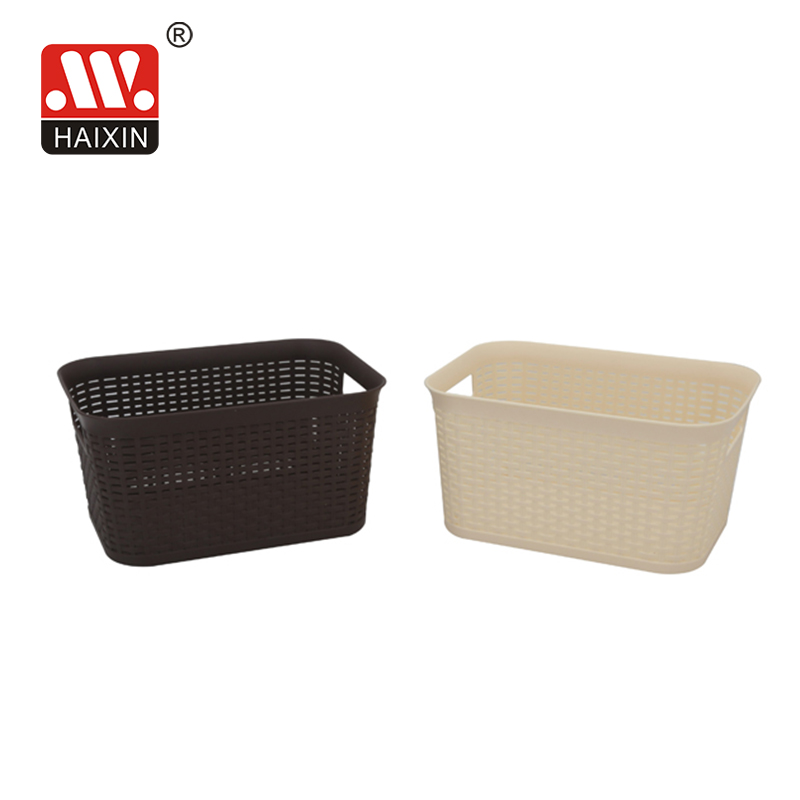 Haixing plastic Plastic Weave Laundry Baskets for Household 4.1L #13805