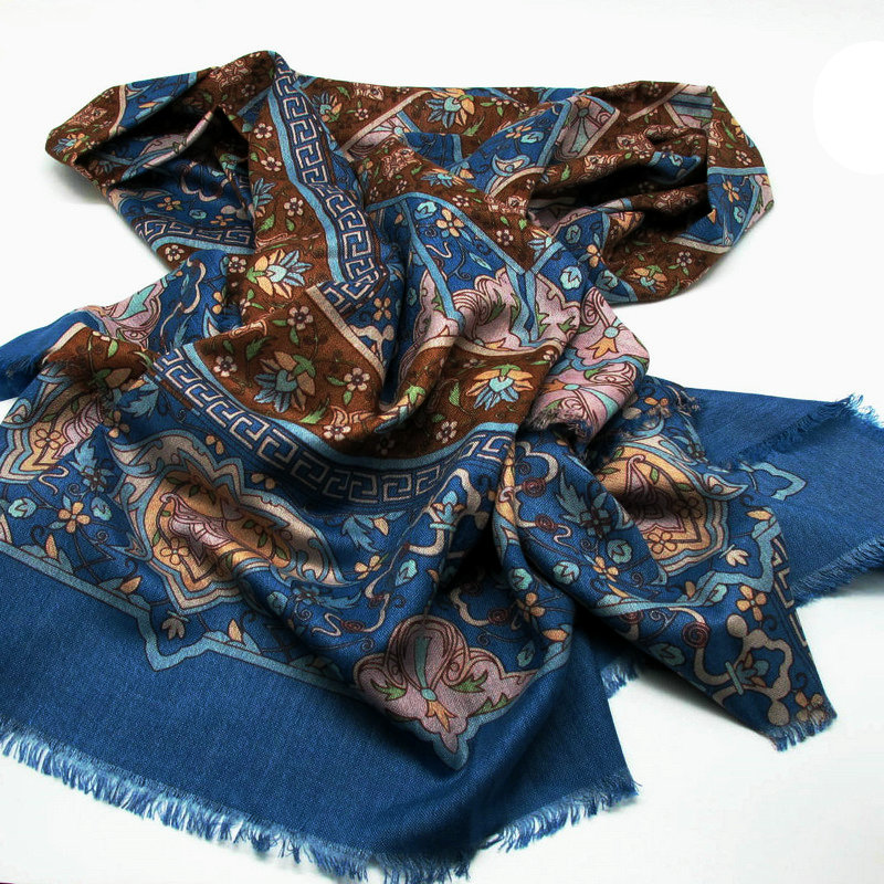 Printed Large Size Square Shawl