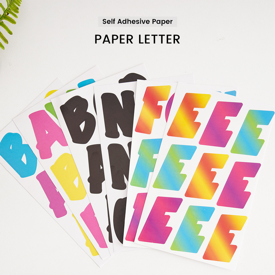 Letter, Paper letter，letter sticker,self-adhesive letters