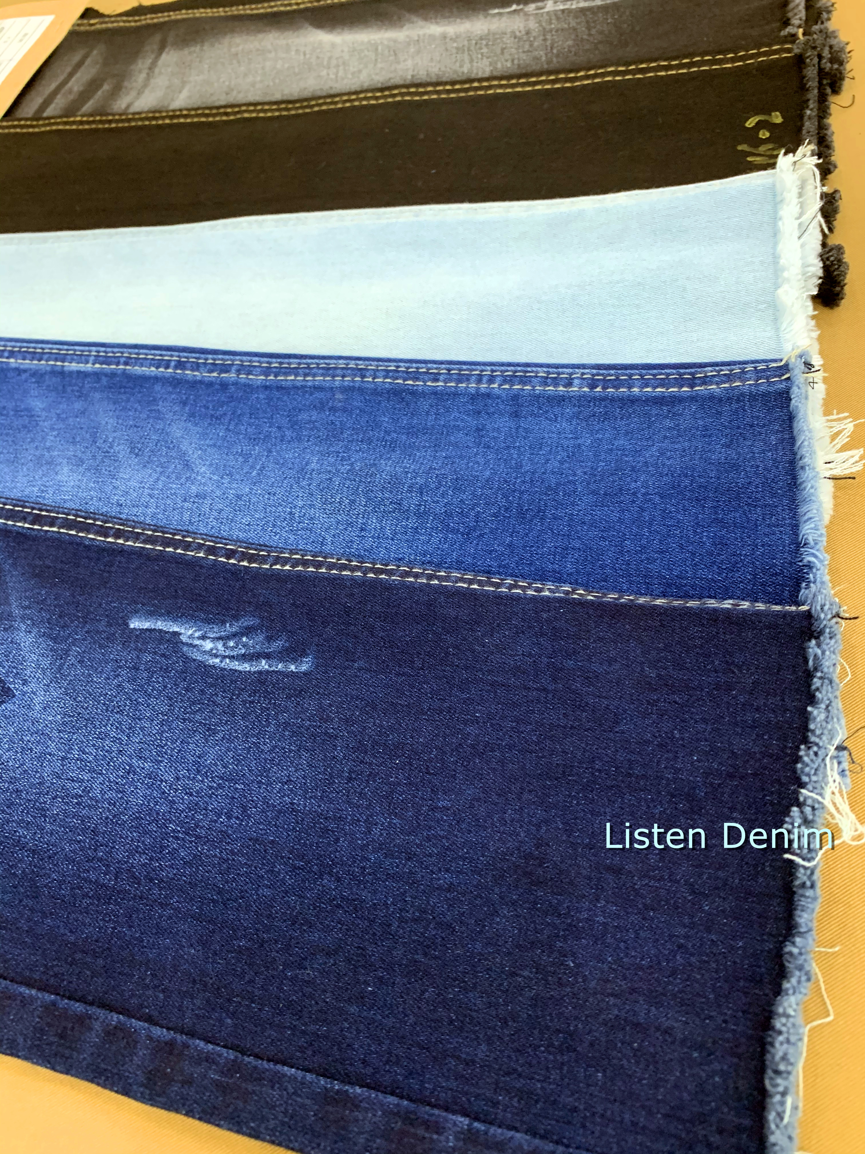 Cotton Poly Fiber spandex twill woven Denim Fabric