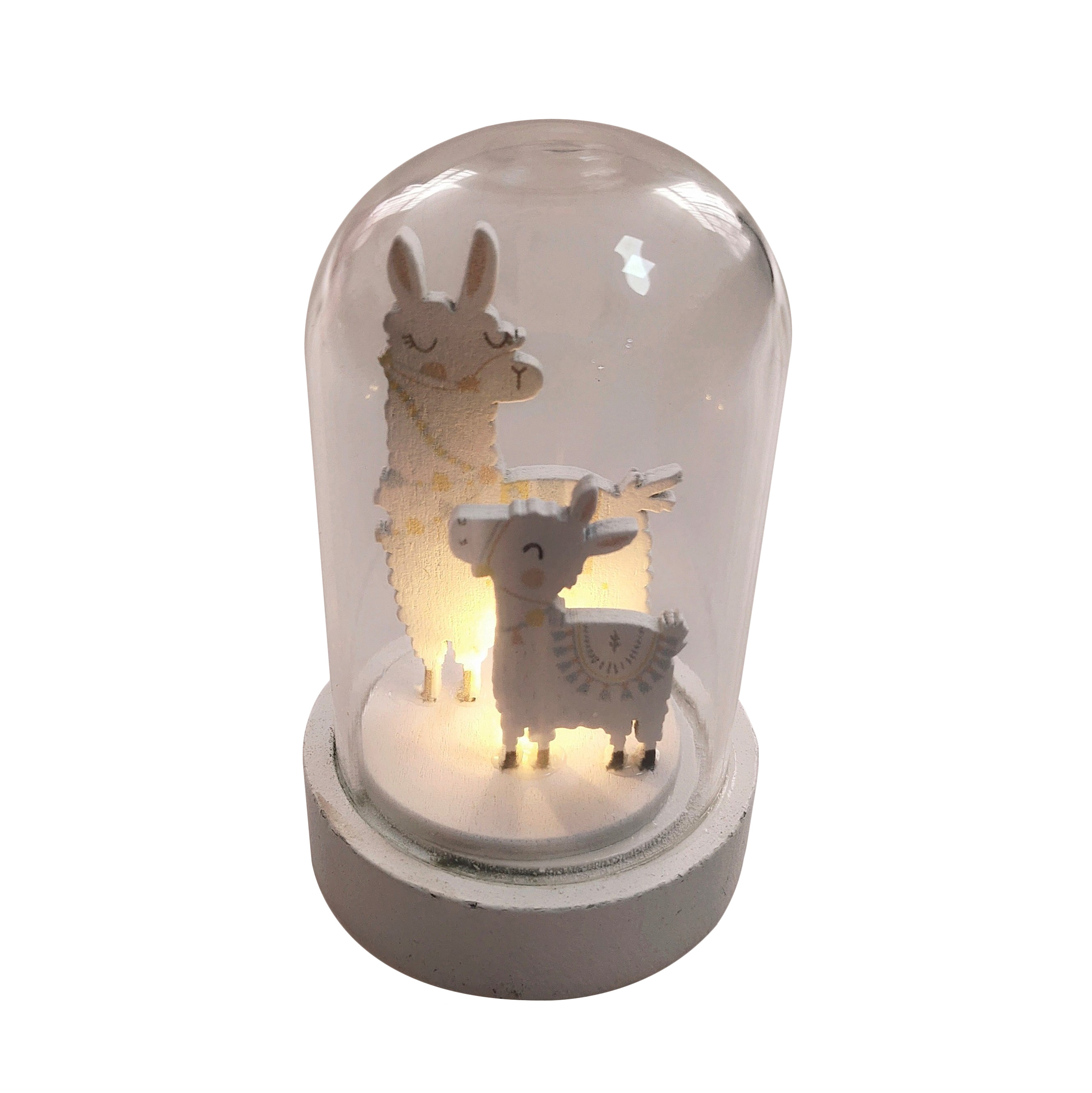 Bolylight Glass Lovely alpaca table lamp with warm white copper wire LED table light