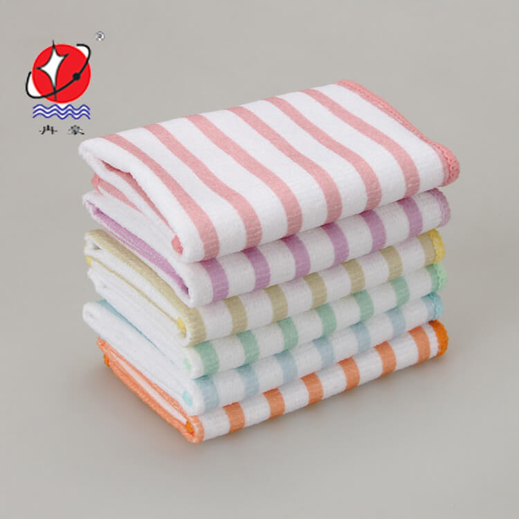 QJ0025 print wash cloth cleaning wipes