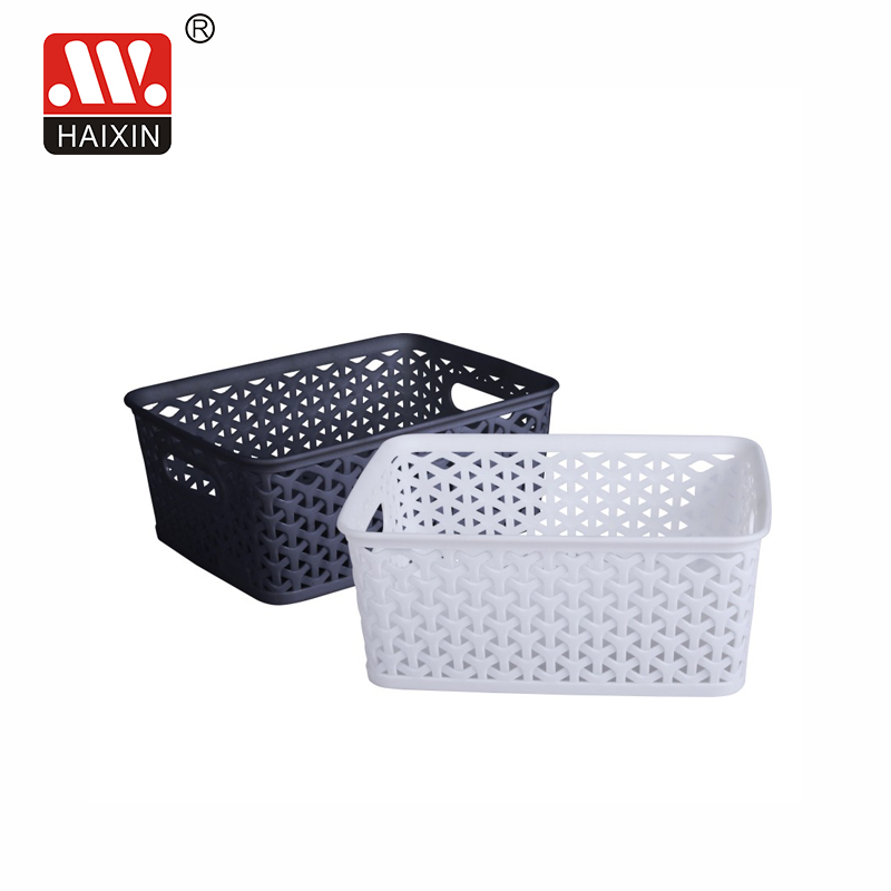 Haixing plastic strap woven basket STORAGE BASKET3.5L#12512