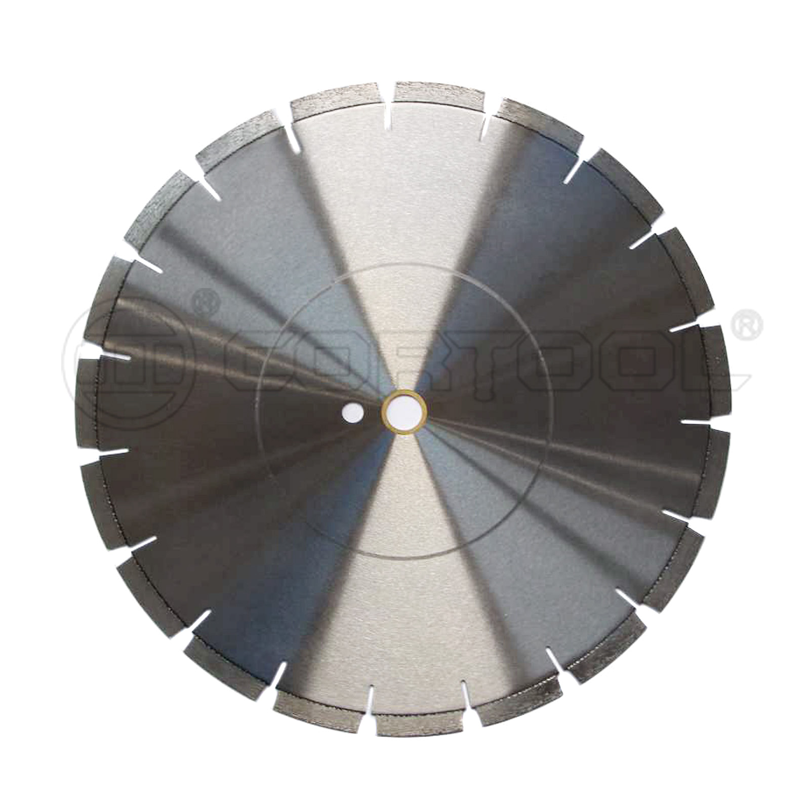 Diamond laser-welded disc