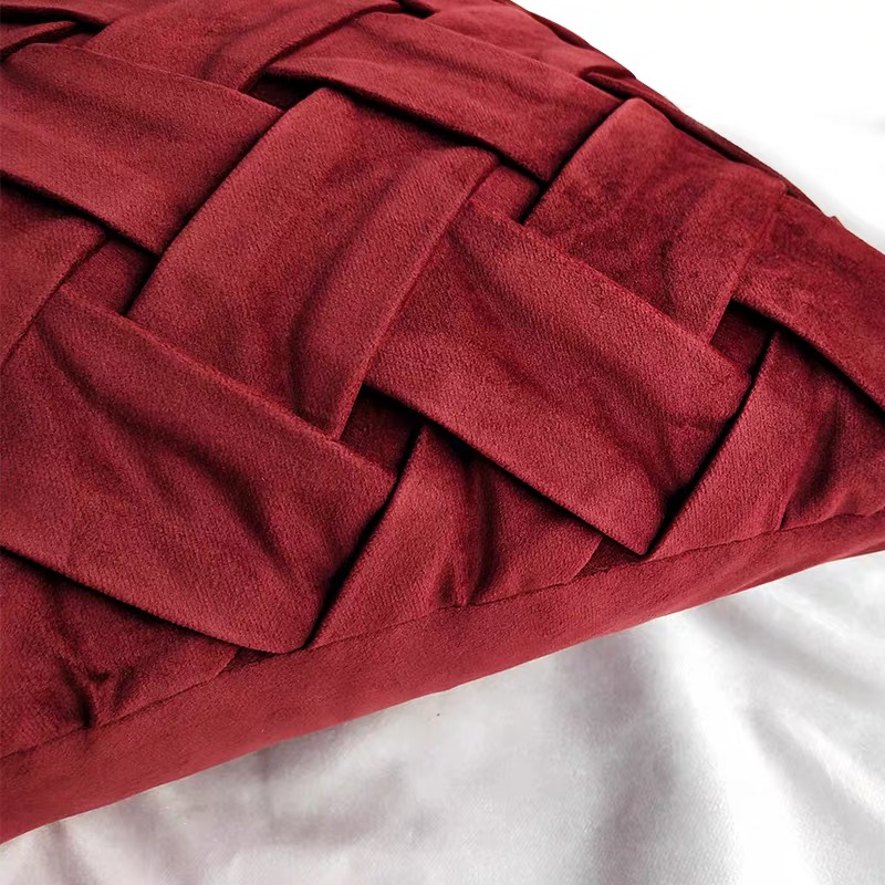 CUSHION,D005 Modern Luxury Pillow Cover Manual Weave Northern Europe Dutch Cashmere Sofa Cushion Cover Decorative Pillow Case 50x50cm D005