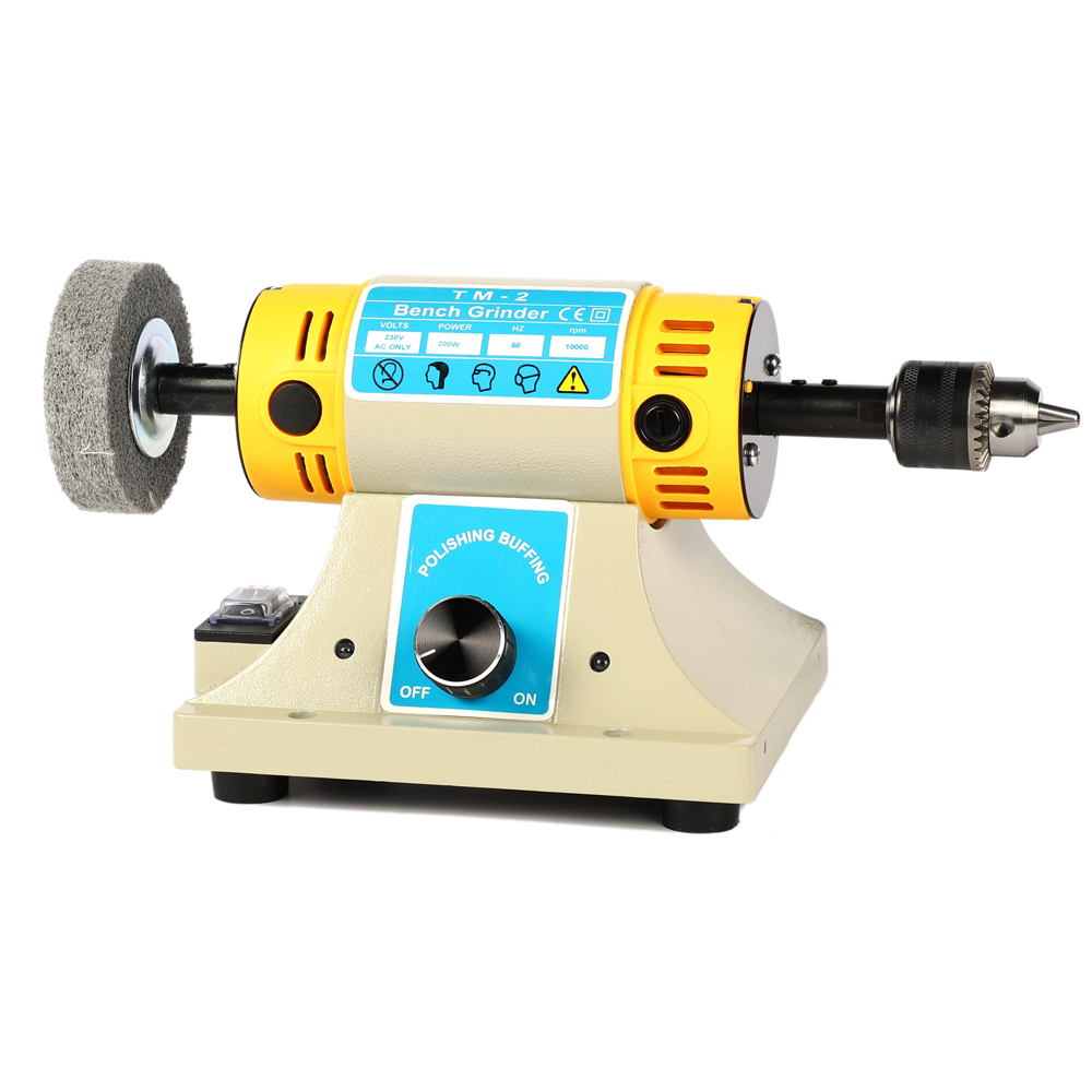 Mini Bench Grinder, With Drill Chuck