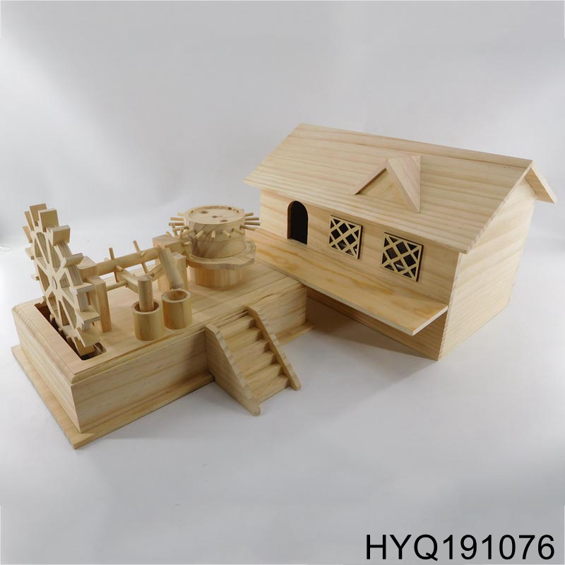 Wood doll house