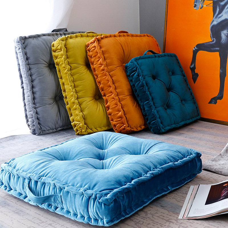 CUSHION H002 Italian Flannel Personality Manual Mattress Household Pillow Cushion Office Pillow Sofa Seat floor dining chair cushion 40X40CM