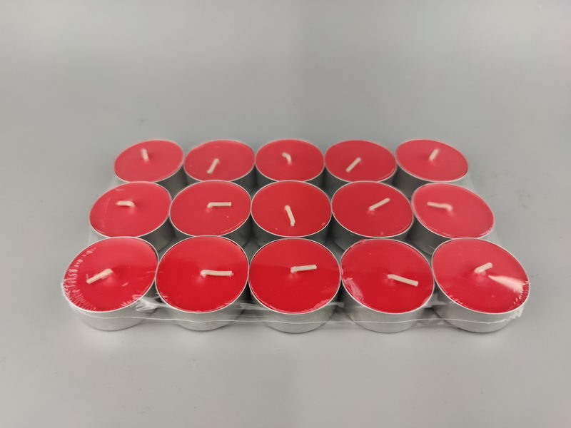 S/15 tealights in aluminium cup