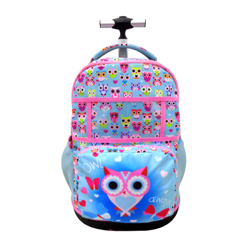 kids trolley school bag sets, trolley backpack
