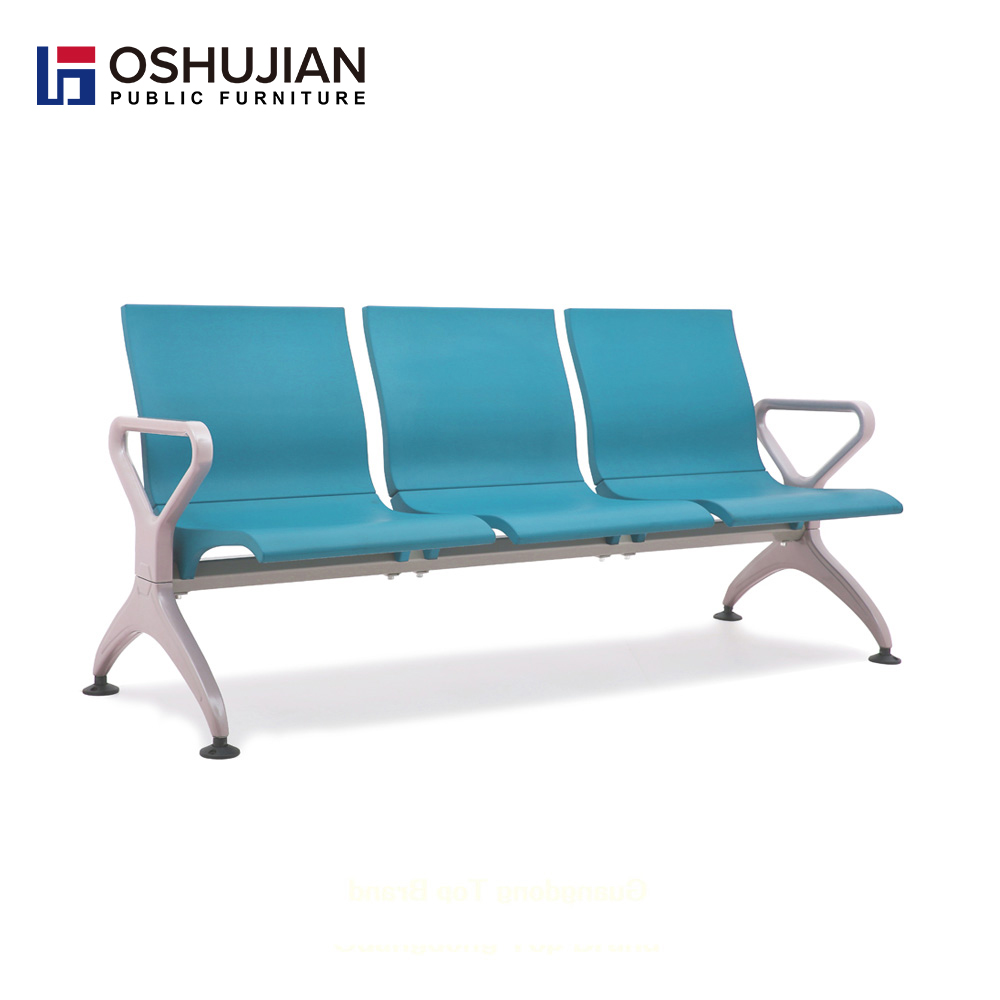 Tandem padded clinic polyurethane salon row chair office barber garden recliner lounge link chairs