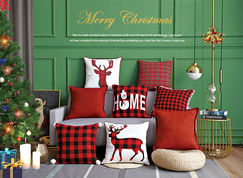 CUSHION JSD01 2020 New Arrival christmas Decorative Fashion Design For Sofa Cushion Cover 2 buyers