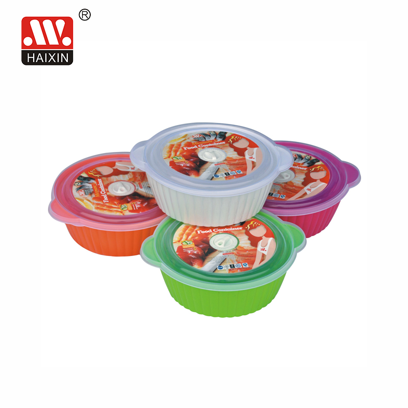 Haixin plastic food container set storage container bpa free MICROWAVE FOOD CONTAINER (2.55L) #8387