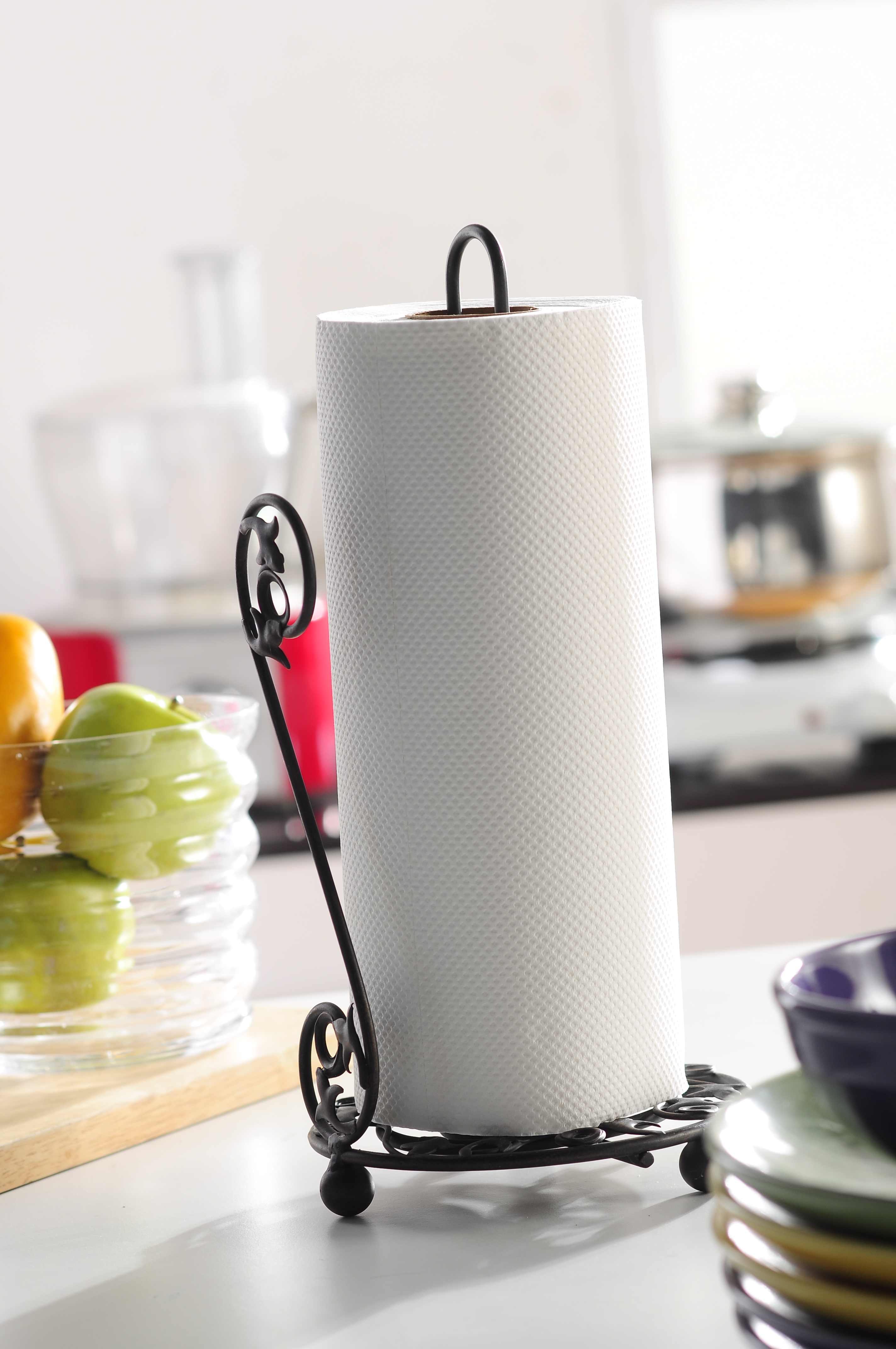Reusable big roll treeless kitchen paper towel 2 ply