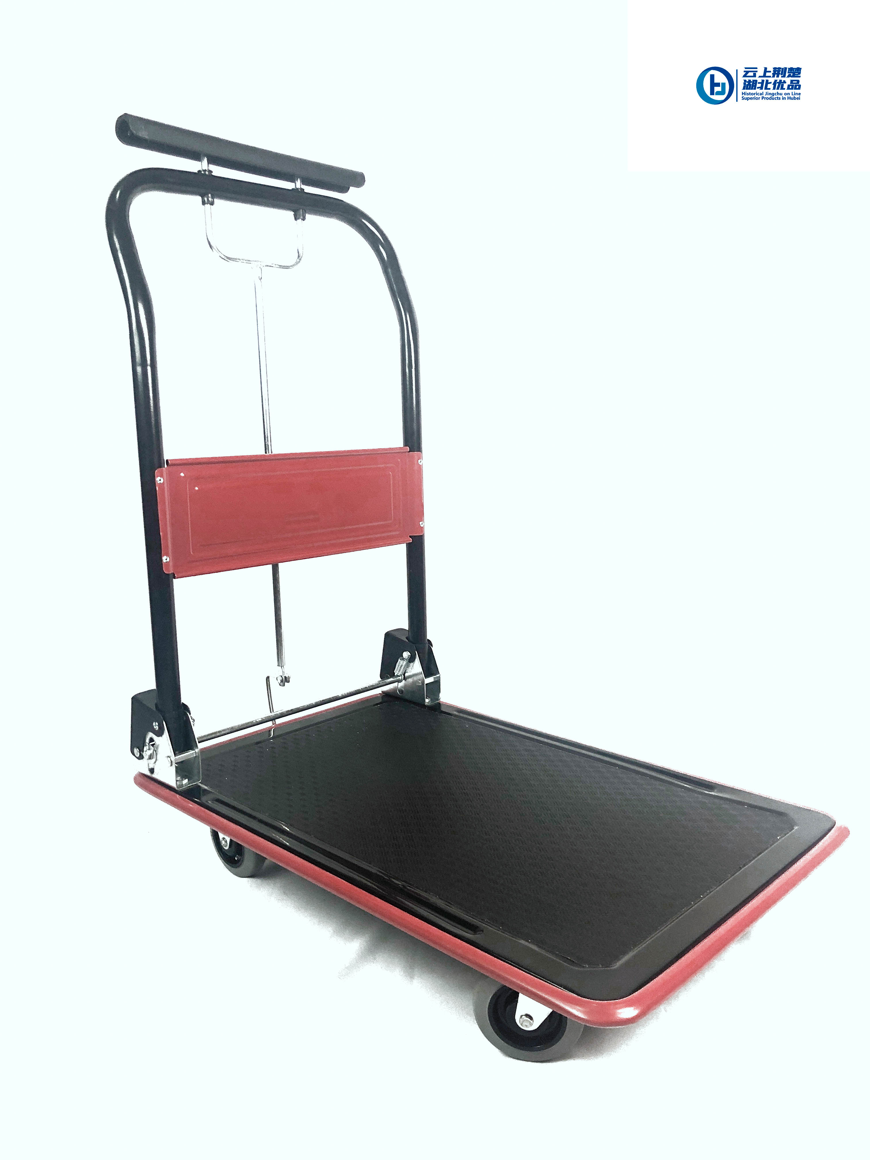 Platform hand truck with brake system