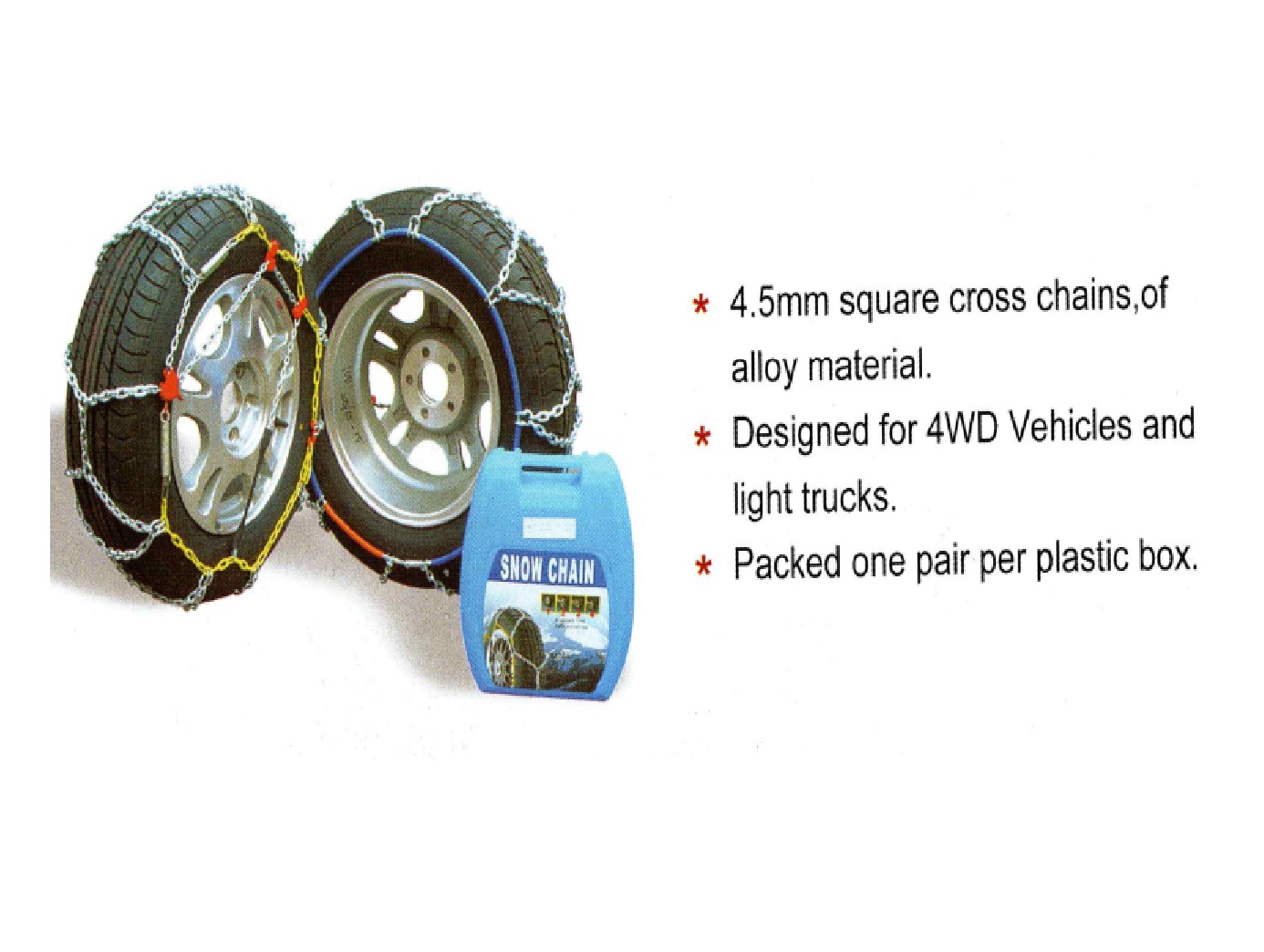 Snow Chain For 4wd Vehicles
