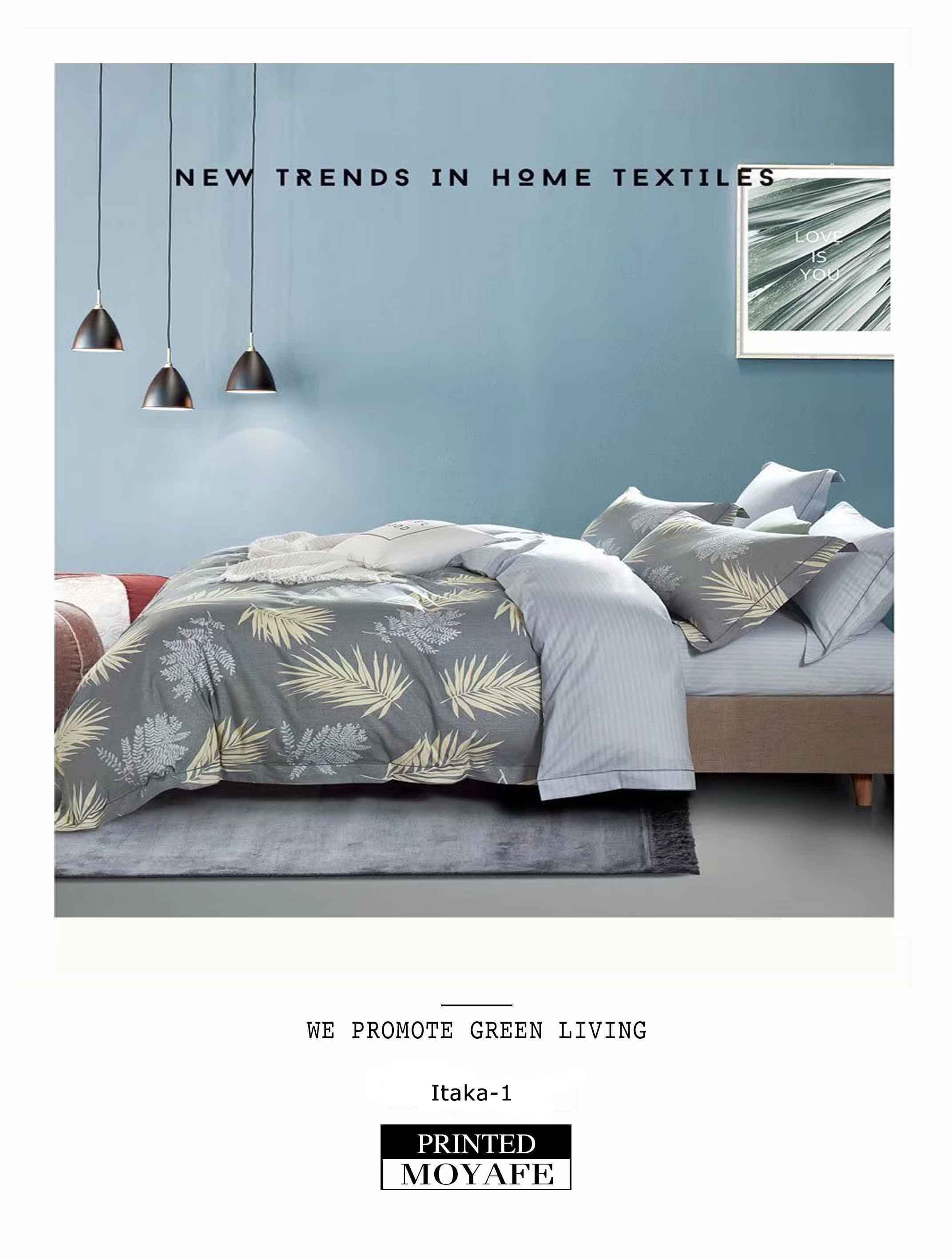 Pure cotton reactive printing comforter set