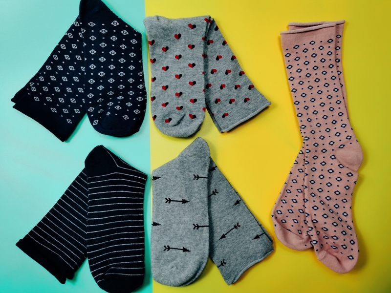 Ladies Fashion Crew Loose Top Socks