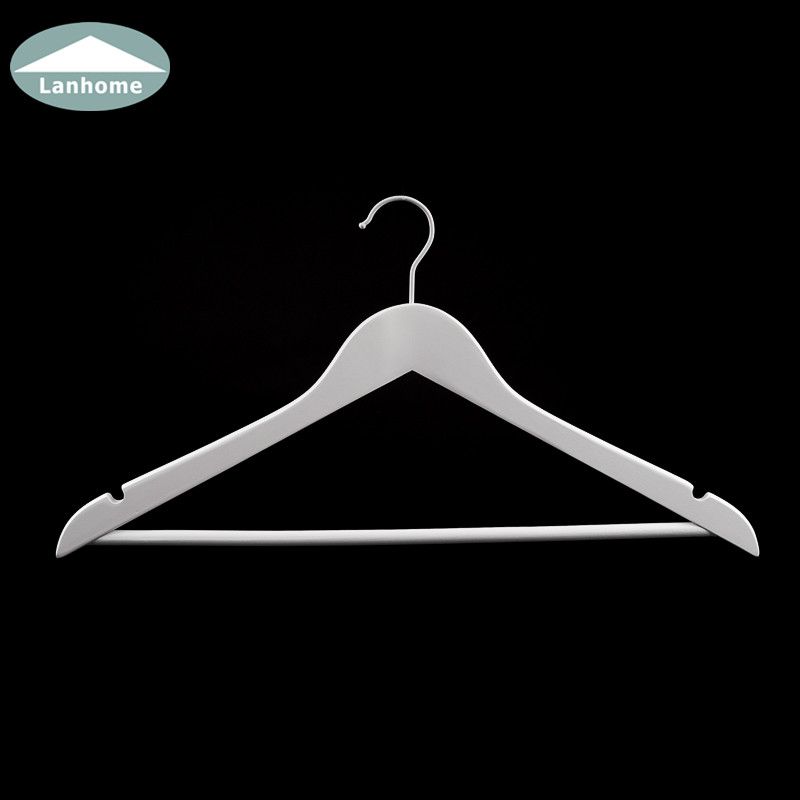 Lanhome Custom Wooden coat shirt hangers for wholesale