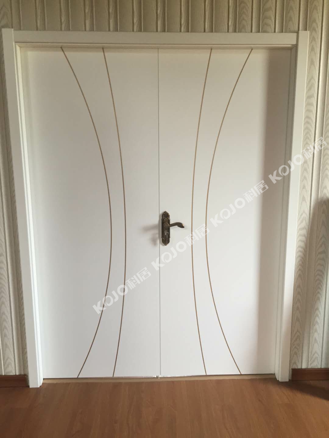 WPC waterproof double door