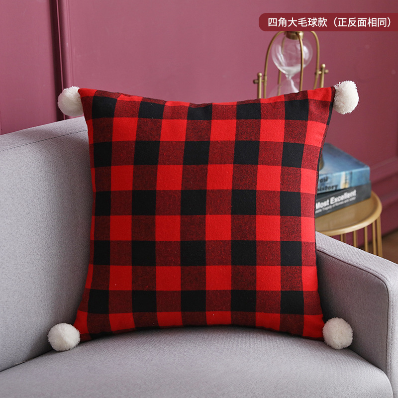 CUSHION JSD05 2020 New Arrival christmas Decorative White Tassel Fashion Design For Sofa Cushion Cover 2 buyers