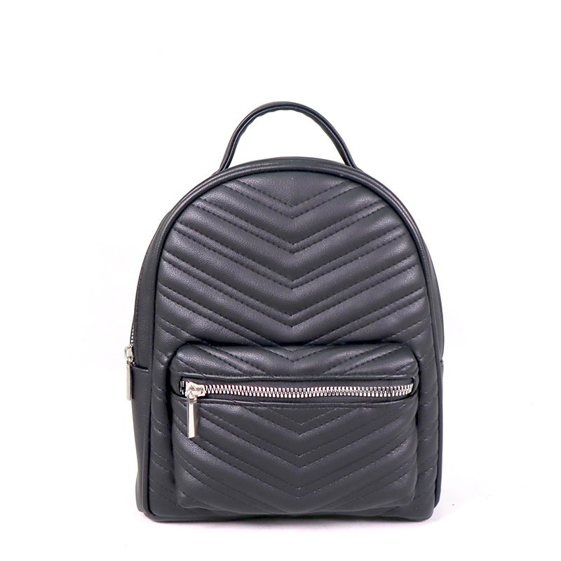 Quilting PU backpack