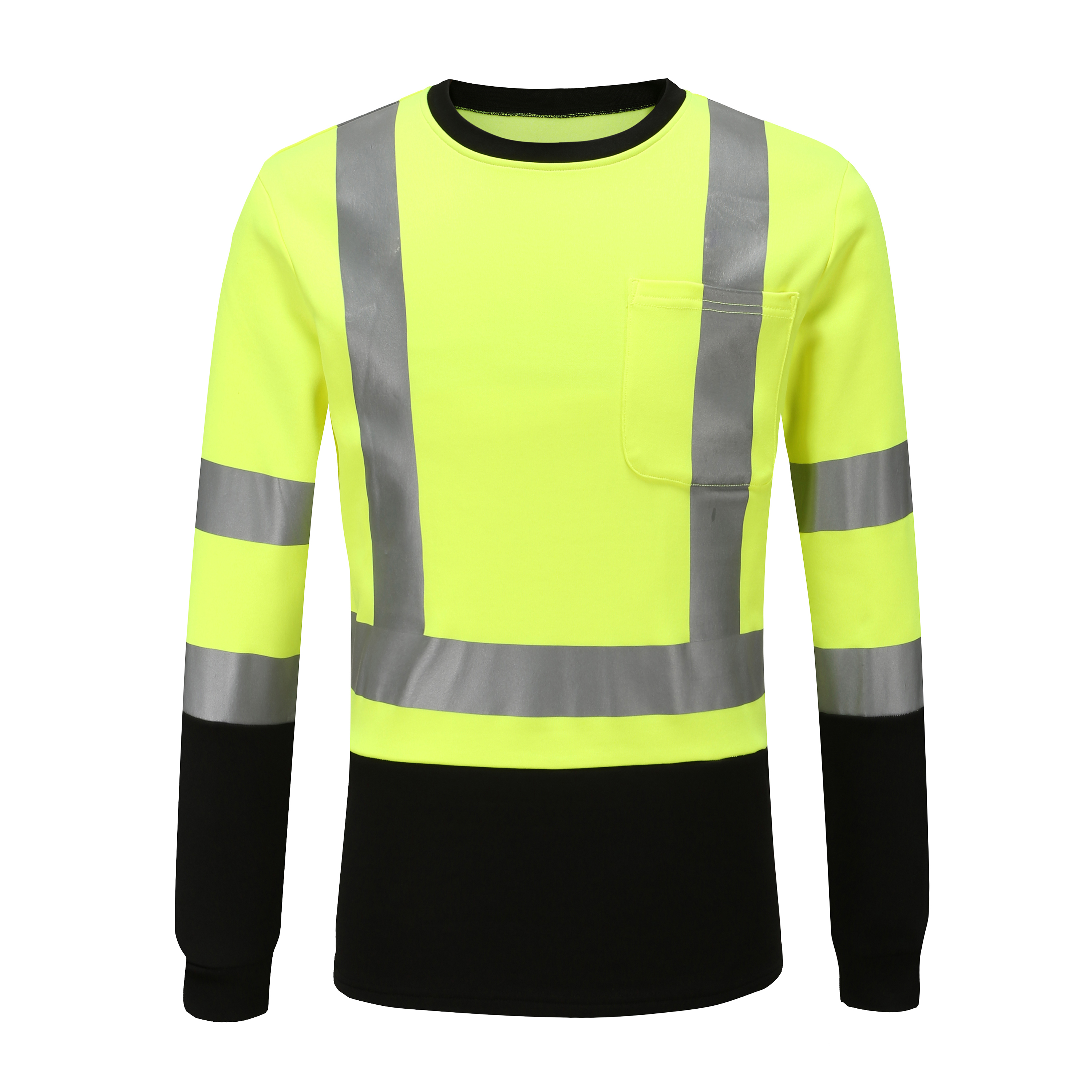 Winter/Autumn Hi Vision Workwear Fleeced Polyester Polypropylene Sweater Series