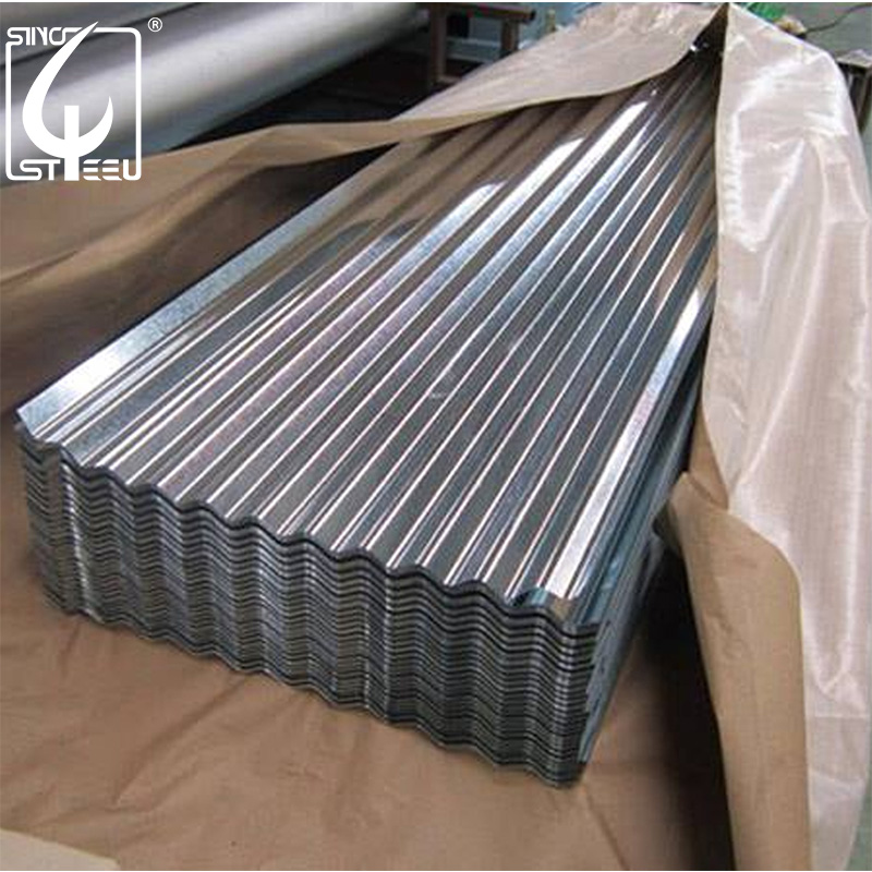SGCC, SGCH Galvanized Roofing Sheet Corrugated Galvanized Steel Sheet