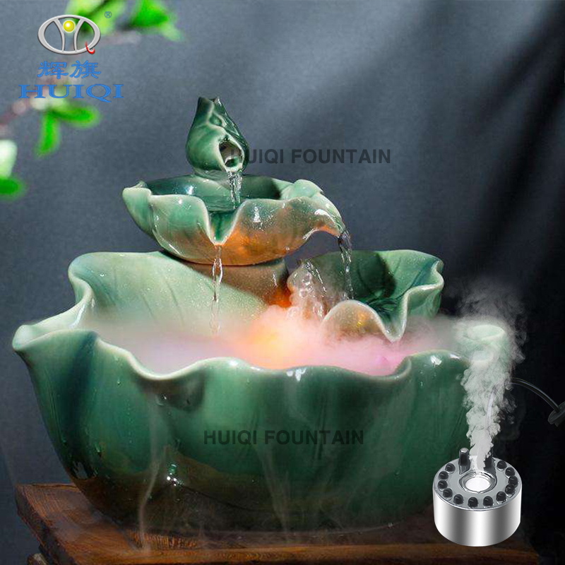 Huiqi ultrasonic atomization head bonsai spray head humidification fish tank atomizer water landscape atomization lamp fog generator