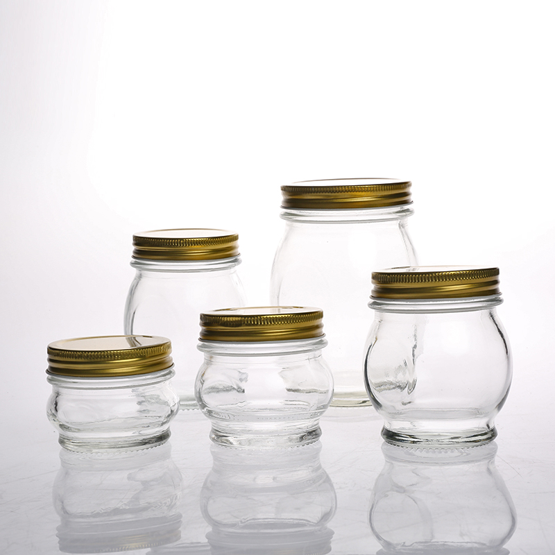 Iron lid glass jar