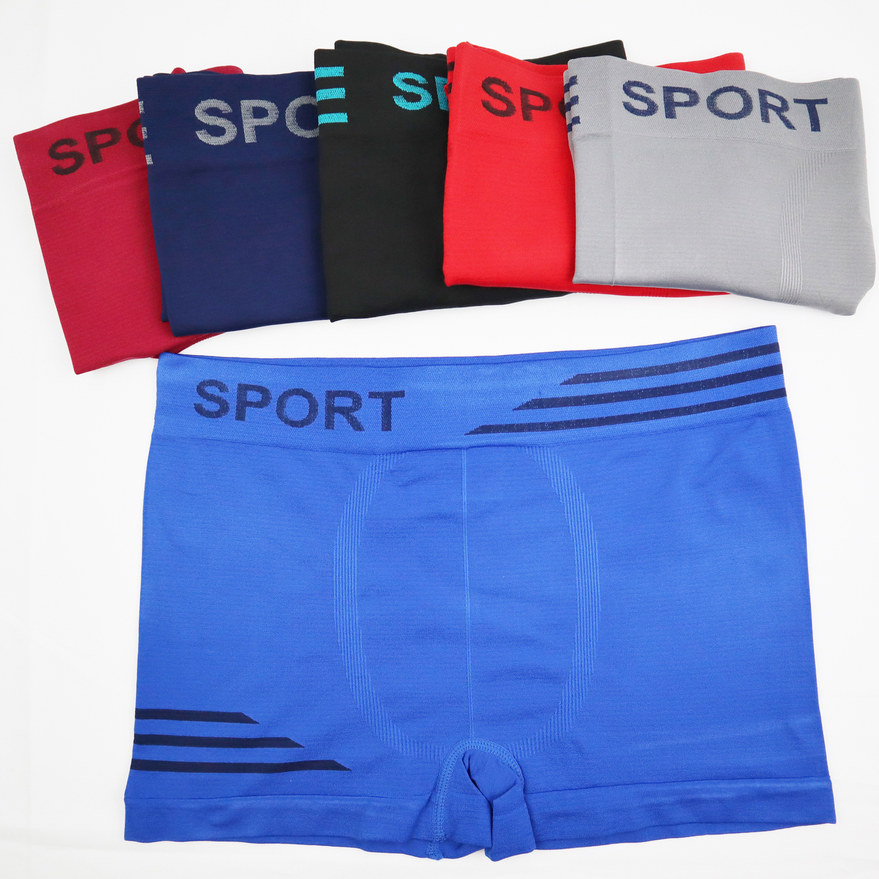 OEM Supplier 92% Polyester fabric classic style boxer short seamless underwear men boxer briefs