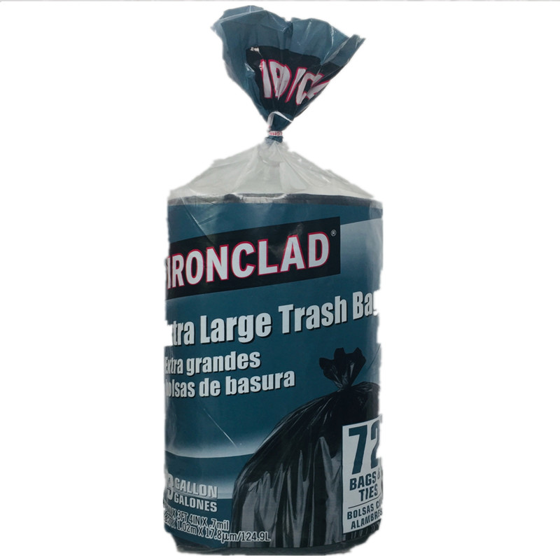 33gal open top trash bag