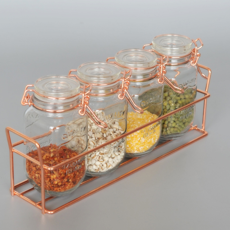 Glass Spice Jar Set