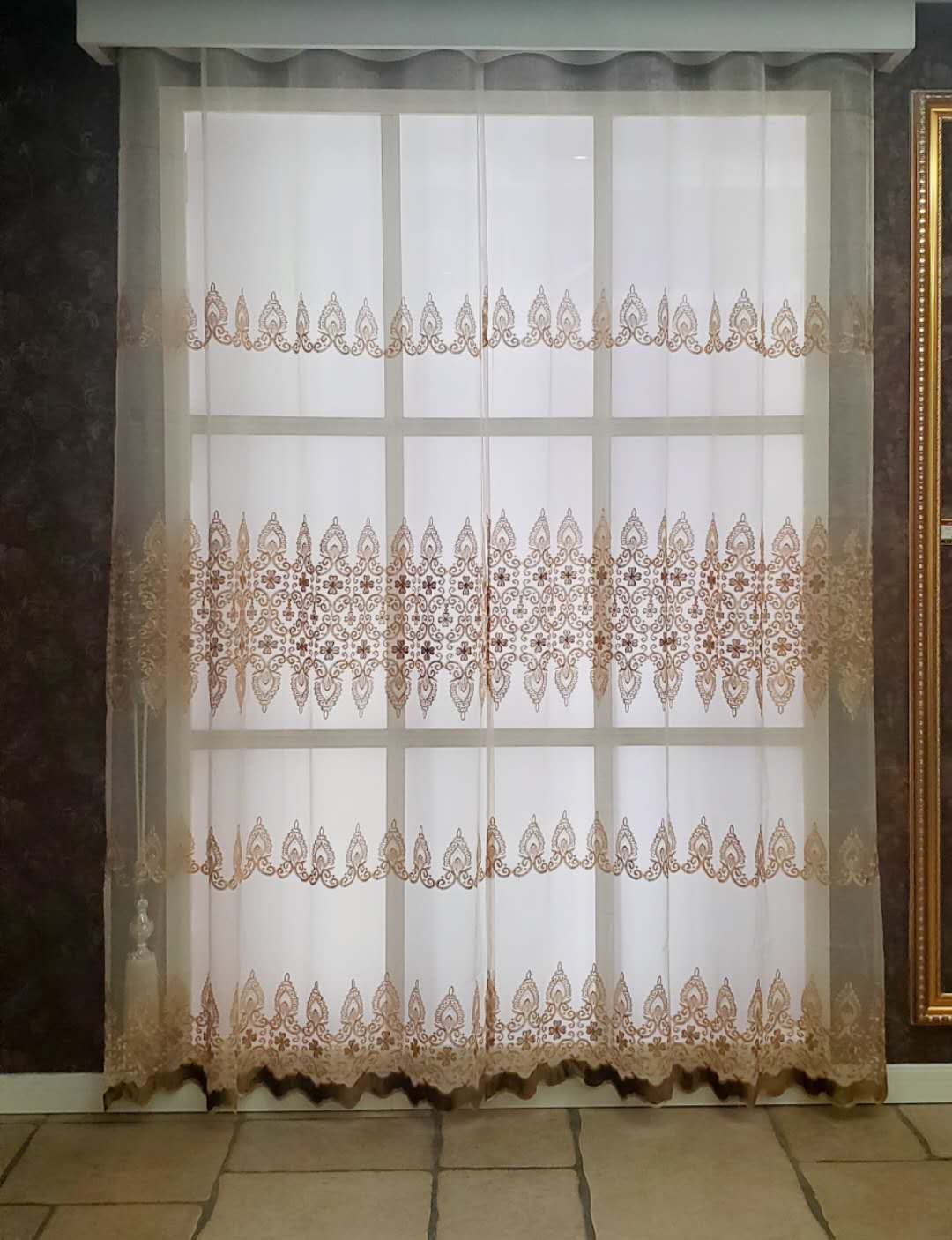 New High-Grade Embroidery Curtain