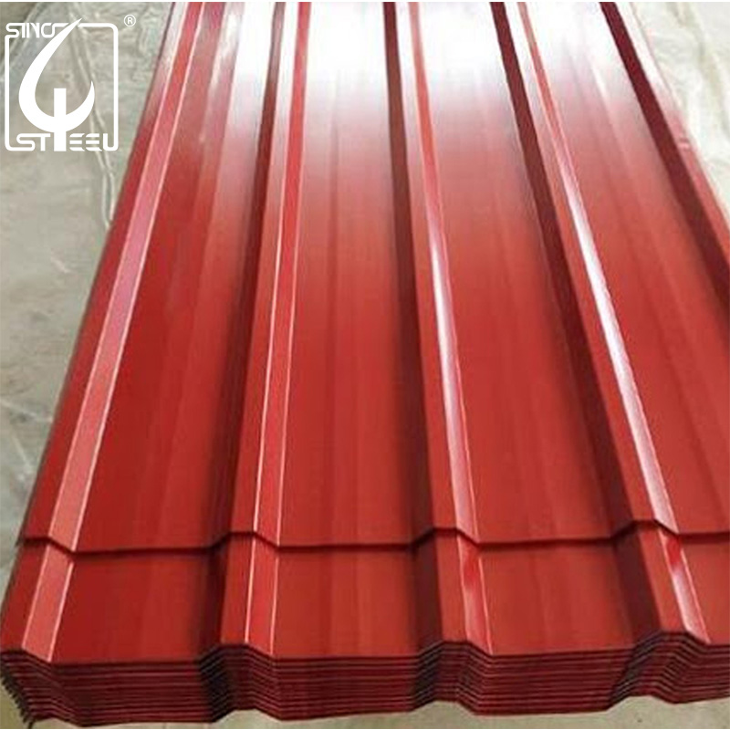 Prepainted Color Coating Corrugated Galvanized Roofing Steel Sheet
