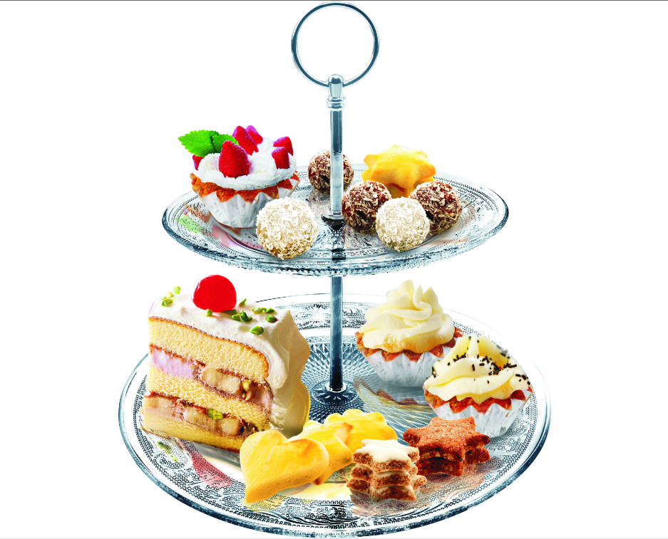 Mc1003 S/2glass Plates Fruit Plate