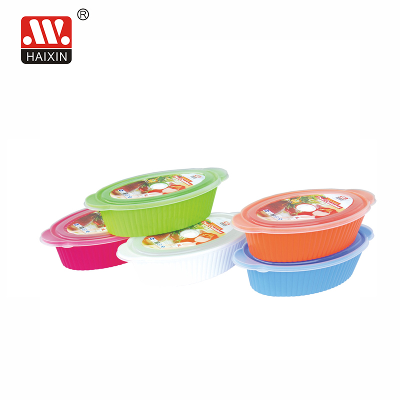 Haixin plastic food container set storage container bpa free MICROWAVE FOOD CONTAINER (1.75L) #6996