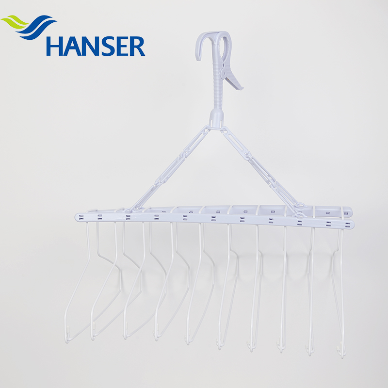 Wire ten combination coat hanger