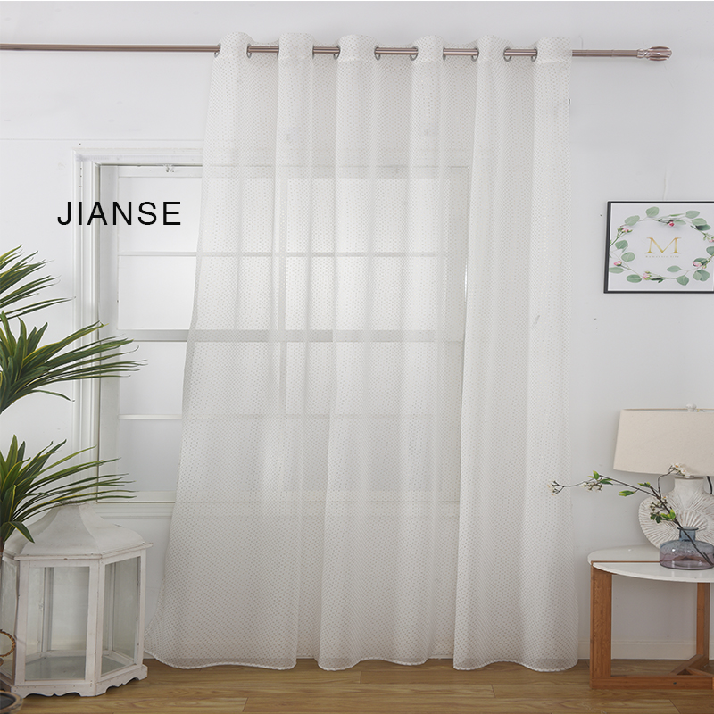 CURTAIN B7189 DOLLY base silver printing modern style curtain hot sale