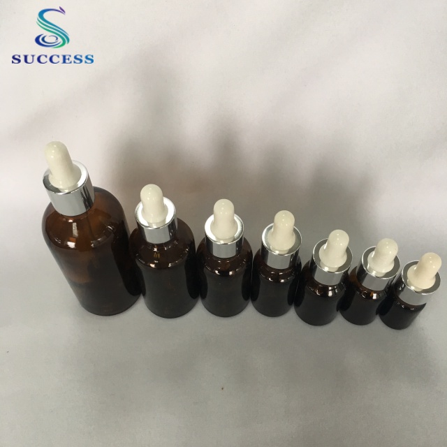 Amber Essential Oil Bottle