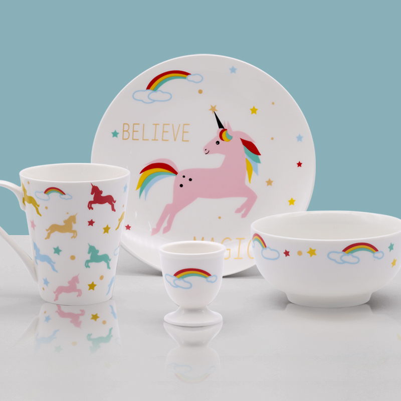 ZH-1932unicorn collection baby set set of 4