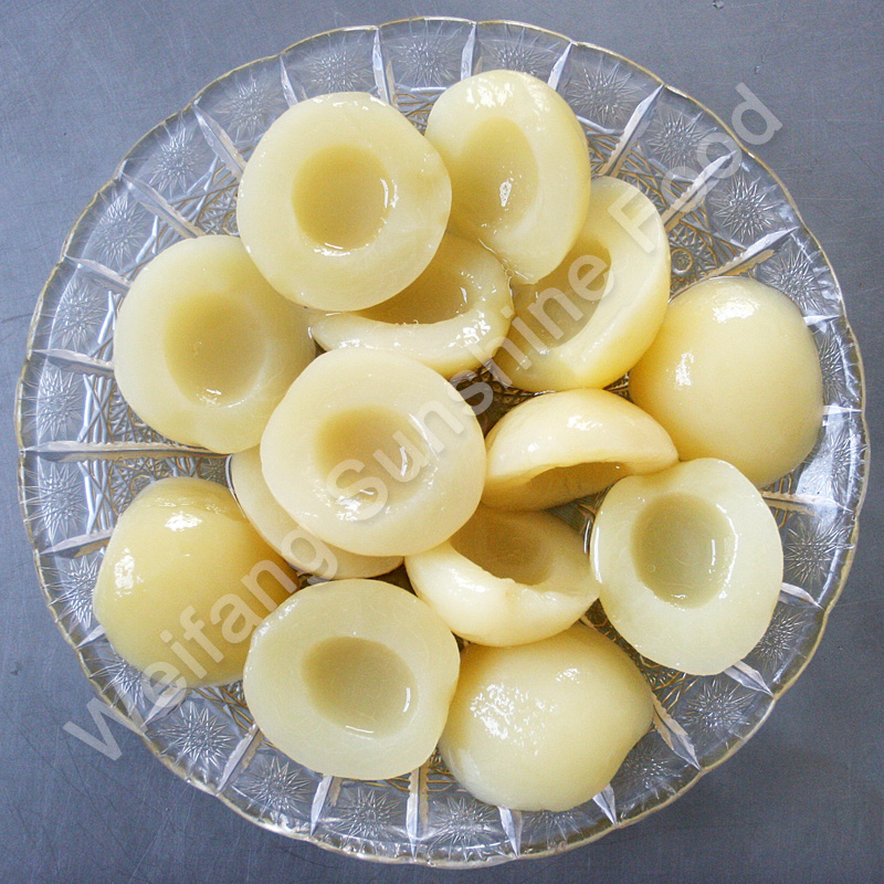 3kg Canned White Peach Halves In Syrup