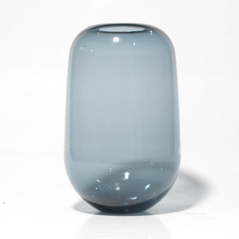 Smoke color material Glass vase
