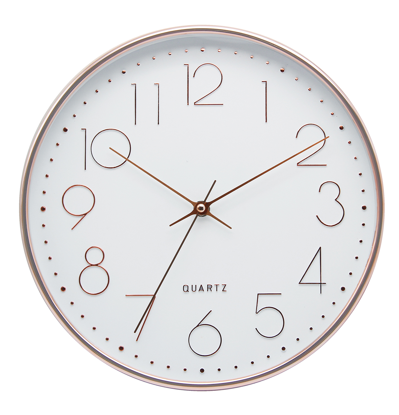 Promotional Plastic Wall Clock Movement Quartz with Embossed Number