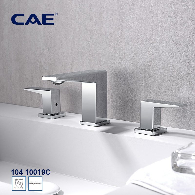 CAE Double-handle 8" widespread lavatory faucet 104 10019