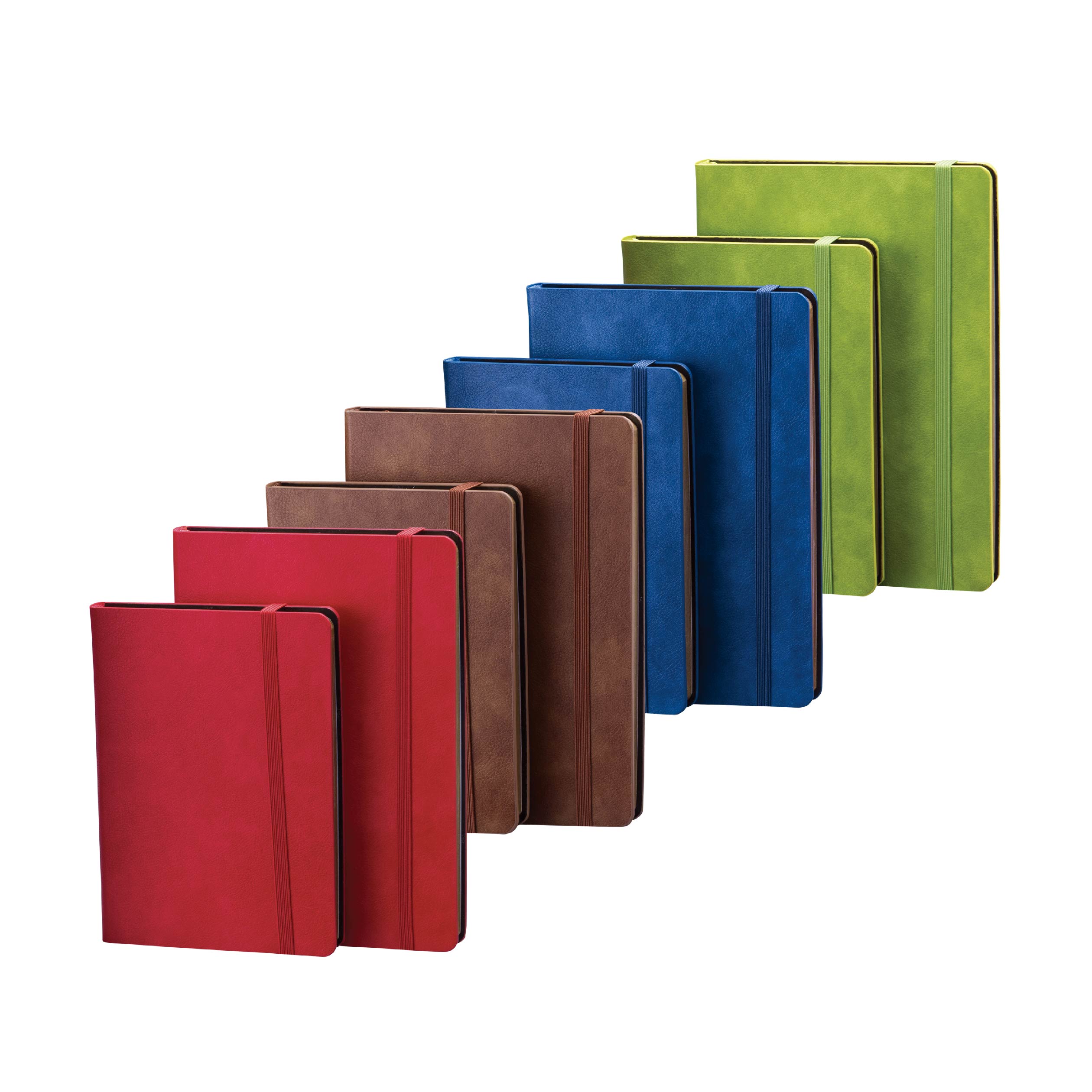 Office stationery classic multifunctional A5 PU softcover notebook elastic