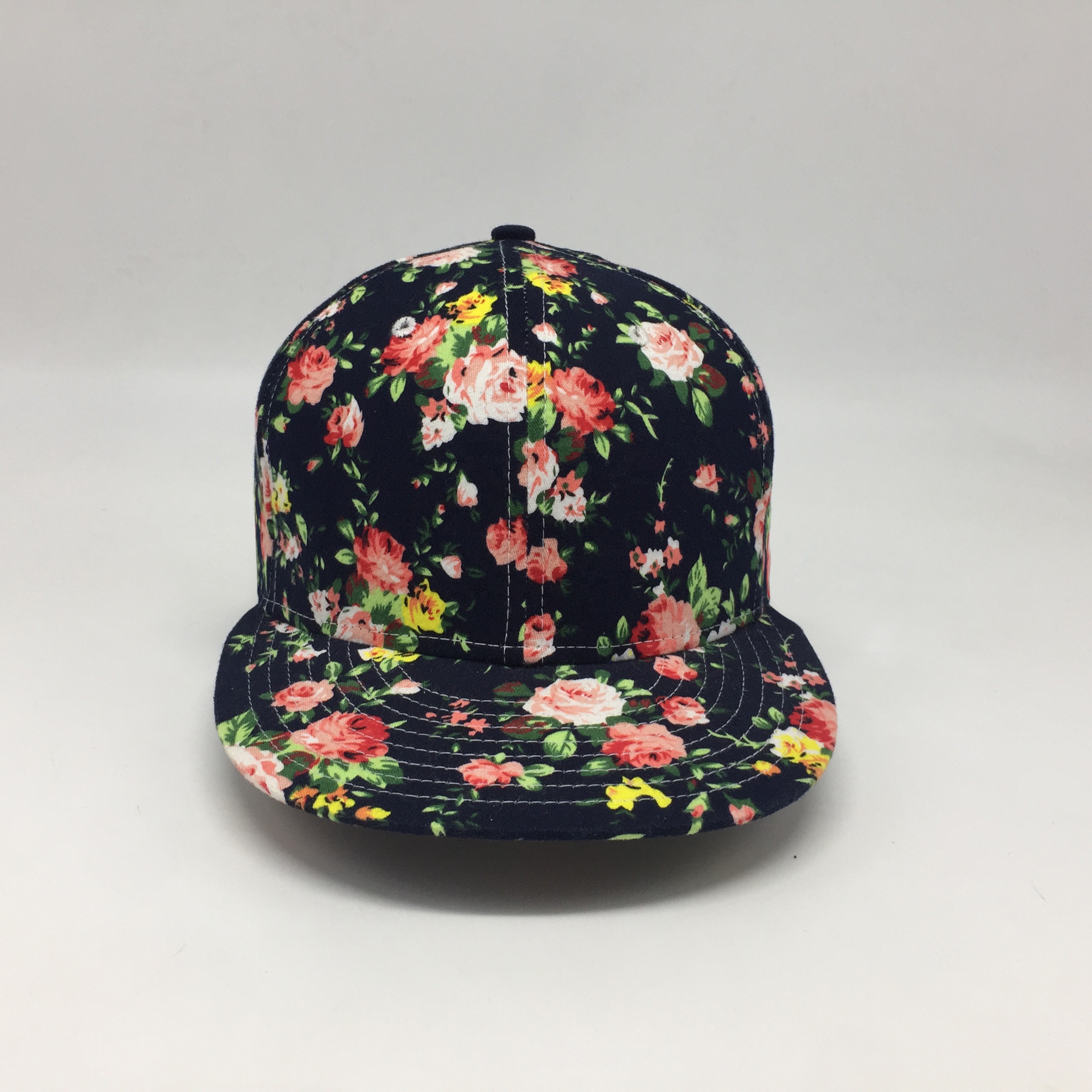 Fashion printing flat cap