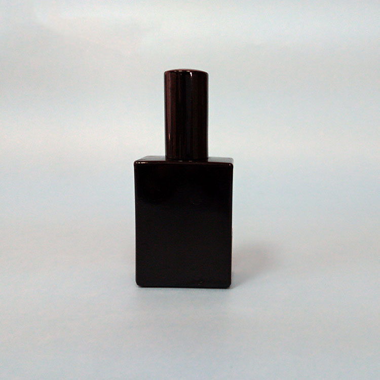 50ml square black perfume glass bottle